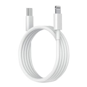 Kratos Type C to L cable 30W Fast Charging [MFi Certified] Compatible with Lightning Port for, Compatible with iPhone 14/14 Pro/ 14 Pro Max/ 13/13 Pro/ 13 ProMax/ 12/11/X/8 all Series, 1.2 M White