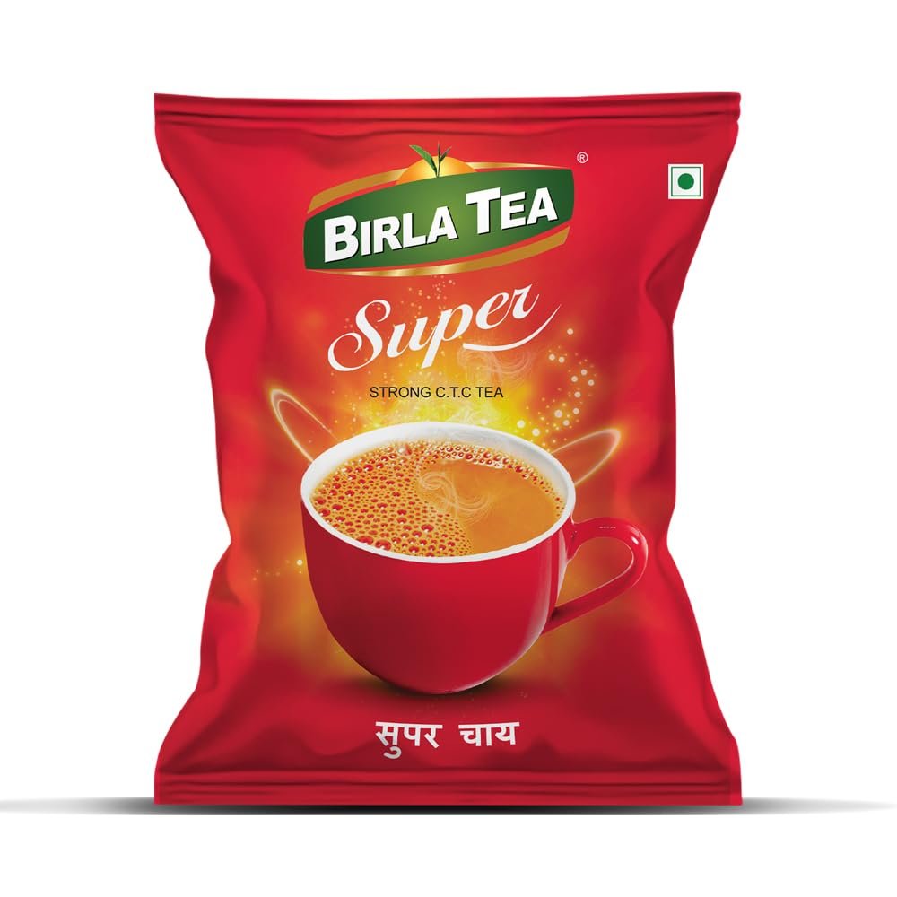 Birla Super Premium CTC Tea | Strong Kadak Chai with Refreshing Taste | Assam Black Tea | Loose Leaf | 2 X 250grams Birla Super Premium CTC Tea | Strong Kadak Chai with Refreshing Taste | Assam Black Tea | Loose Leaf | 2 X 250grams