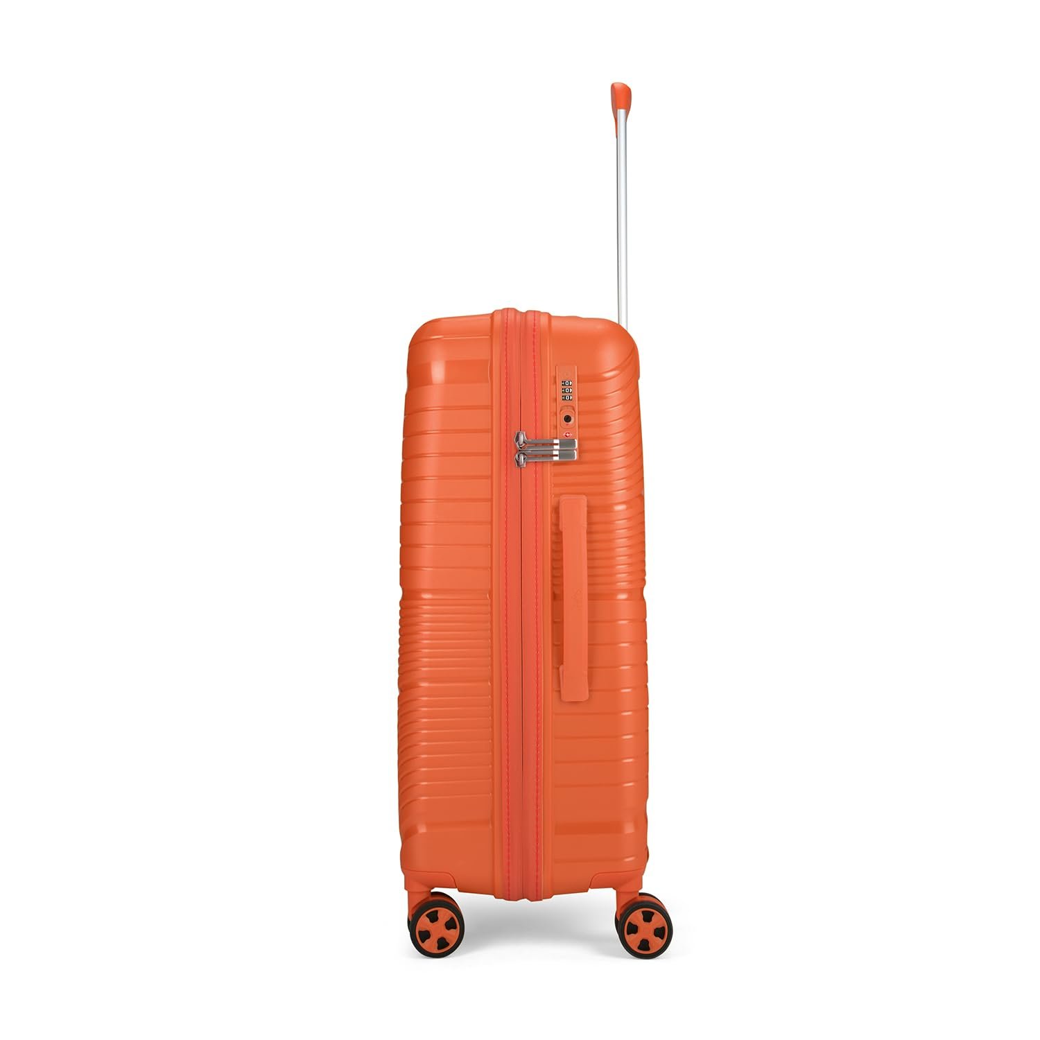 51tuqjeufml. sl1500 Skybags Polypropylene Skylite Check-in Trolley Bag, 66cm | Medium Hard-Sided Luggage for Travel with Smooth 8-Spinner Wheel & TSA Lock | 5-Year International Warranty – Orange