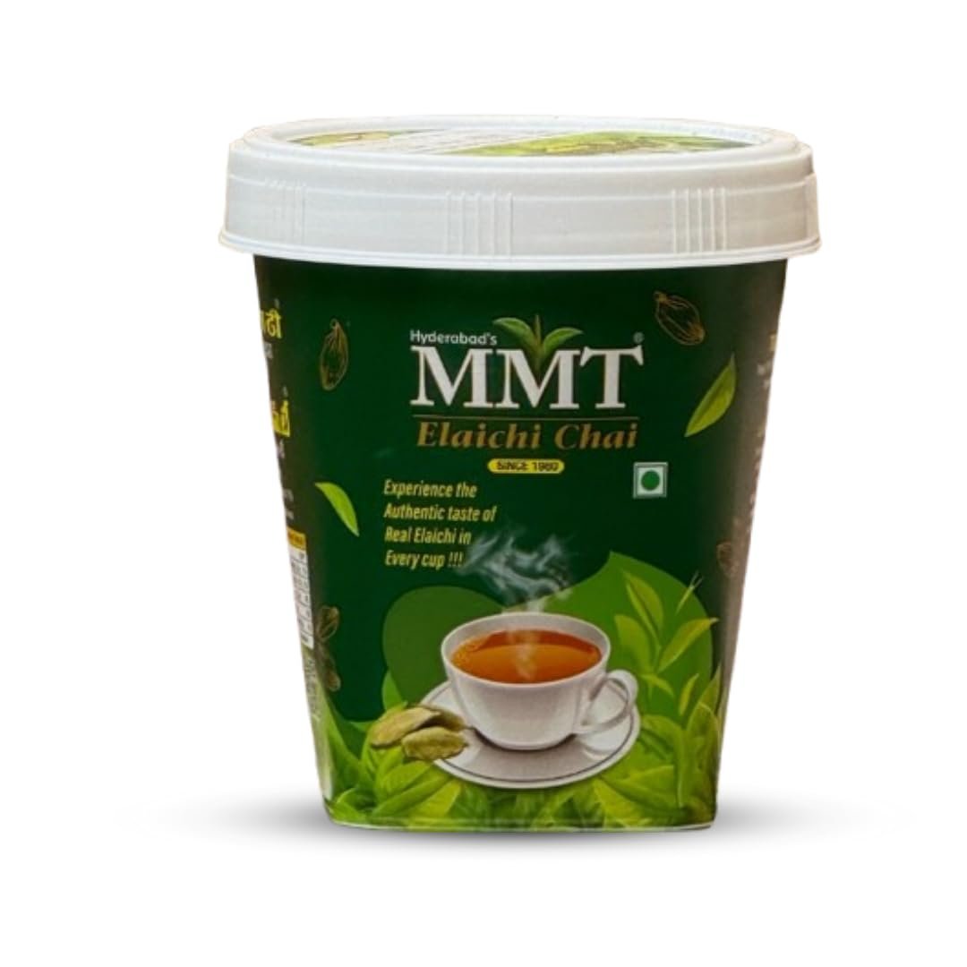 MMT Elaichi Tea Jar 250g, Premium Cardamom Chai Blend, Natural Ingredients, Bold & Aromatic Flavor, Strong & Refreshing, Perfect for Daily Use MMT Elaichi Tea Jar 250g, Premium Cardamom Chai Blend, Natural Ingredients, Bold & Aromatic Flavor, Strong & Refreshing, Perfect for Daily Use