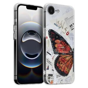 Designer Soft Back Cover Case Compatible for Apple iPhone 16e, Printed,Transparent,Flexible, Silicon for Apple iPhone 16e -D3229