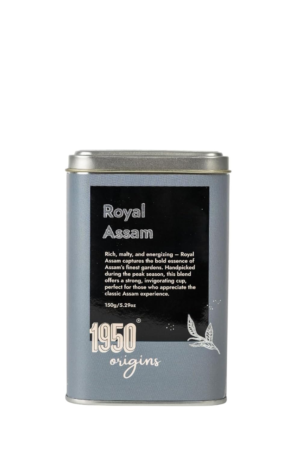1950 Origins Royal Assam Premium Black Tea,150g | Pure Assam CTC Loose Leaf Tea | 100% Natural Rich, Strong Kadak Chai | Tin Caddy Pack 1950 Origins Royal Assam Premium Black Tea,150g | Pure Assam CTC Loose Leaf Tea | 100% Natural Rich, Strong Kadak Chai | Tin Caddy Pack