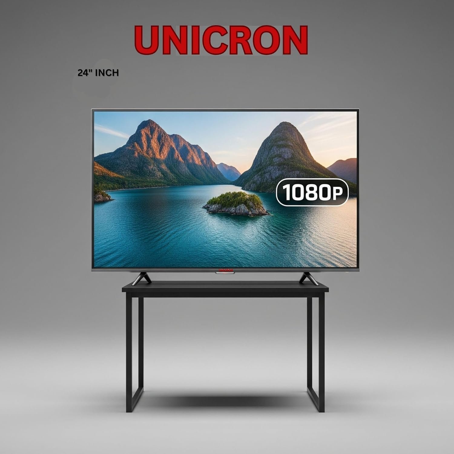 61xr8uld4xl. sl1500 UNICRON 24INCH HD Ready Android Smart LED TV | WiFi Enabled | Built-in Apps Compatible (YouTube, Netflix, Prime Video) | Screen Mirroring | HDMI, USB Connectivity | Premium Slim & Stylish