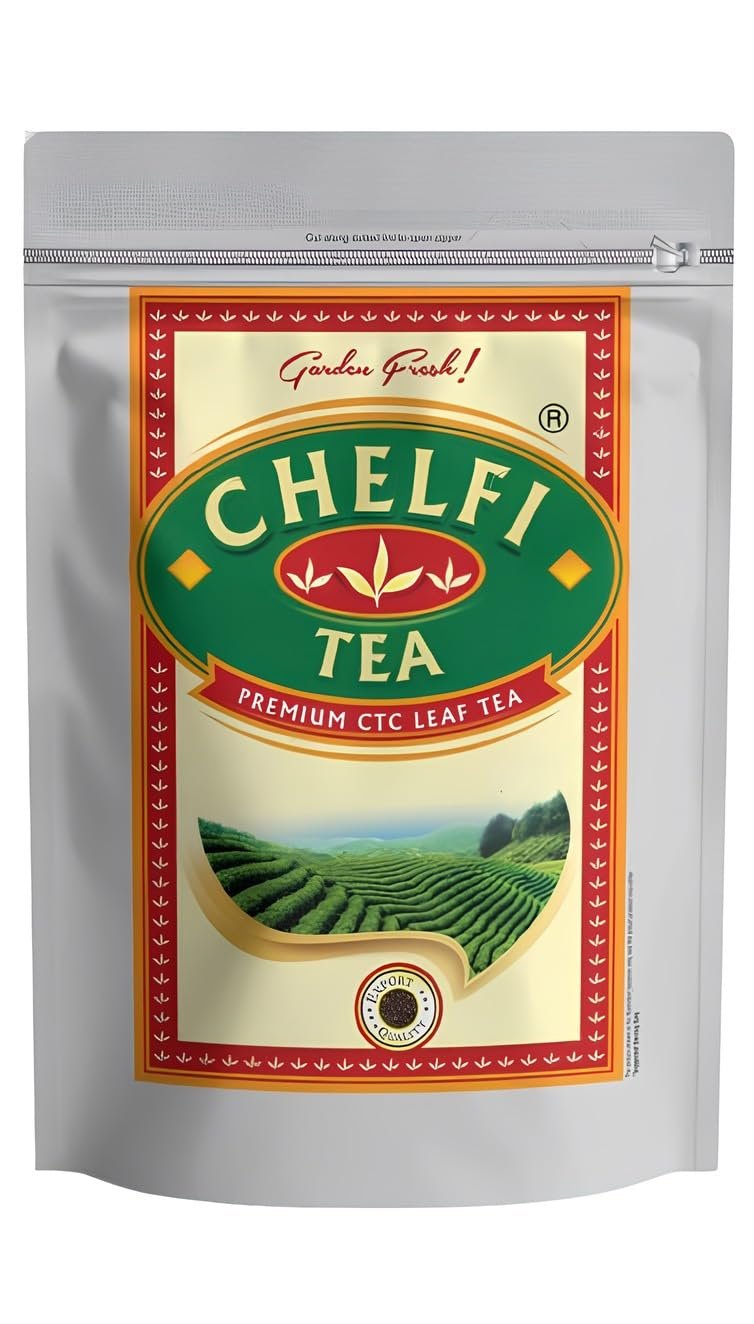 Chelfi Tea Premium | 1Kg Pack | Fine Blended Tea Granules with Long Leaf | Black Tea | Quality Ours, Satisfacion Yours. Chelfi Tea Premium | 1Kg Pack | Fine Blended Tea Granules with Long Leaf | Black Tea | Quality Ours, Satisfacion Yours.