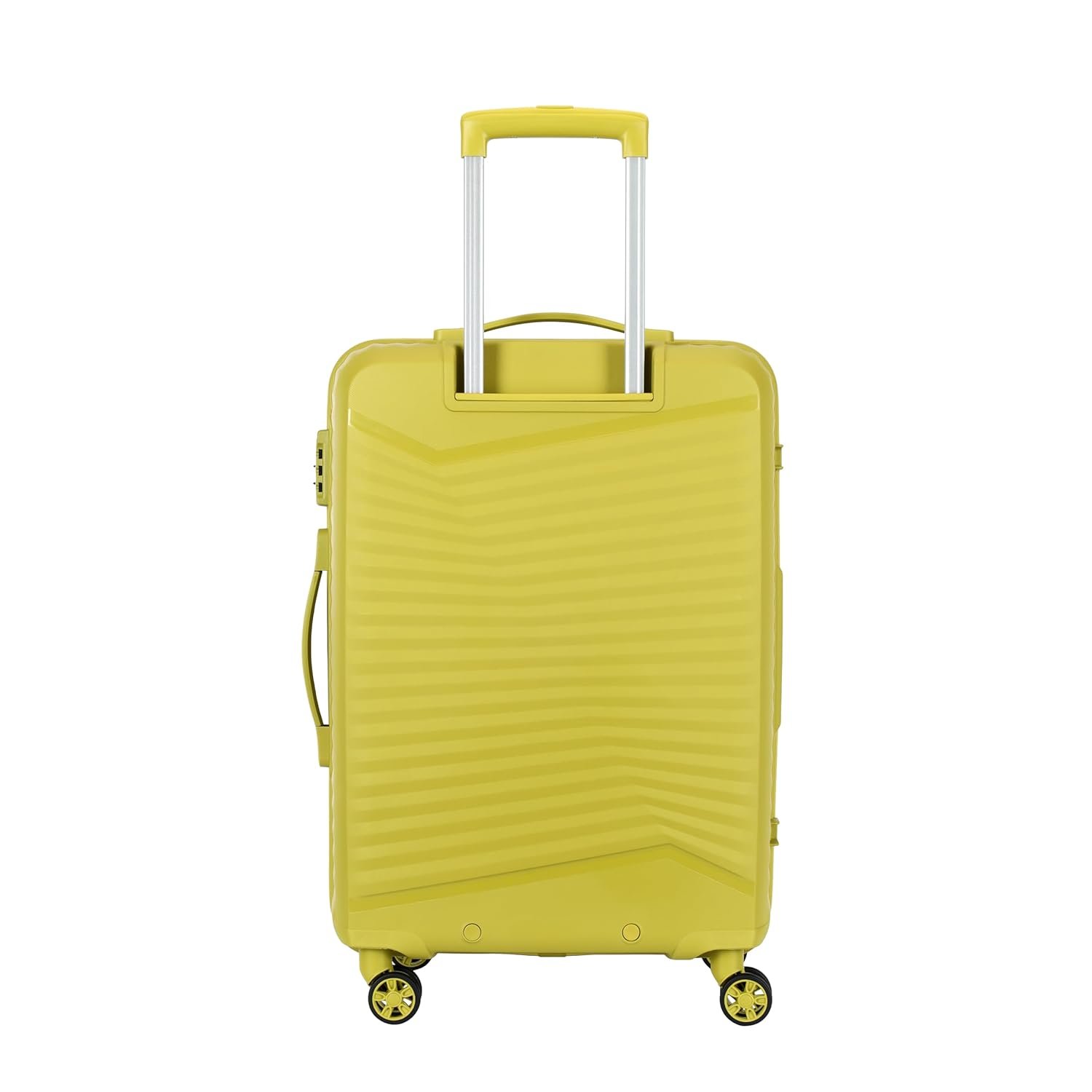 61a9fjvmk l. sl1500 Kamiliant by American Tourister Rock-Lite 66L Hard Sided Trolley Bag for Men & Women with 3 Digit Combination Lock, Set of 2pc (Small & Medium) – Cress Green