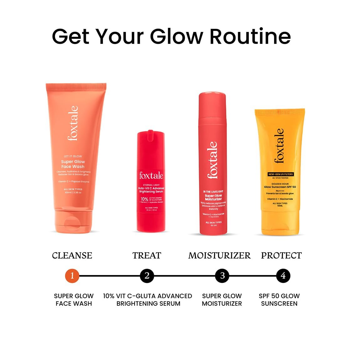 61dqk6asupl. sl1080 Foxtale Super Glow Detan Face Wash with Vitamin C & Papaya enzyme, Tan Removal, Brightens & Reduces Pigmentation, Gentle Exfoliation | Face Wash for Men & Women | All Skin Types – 100ml