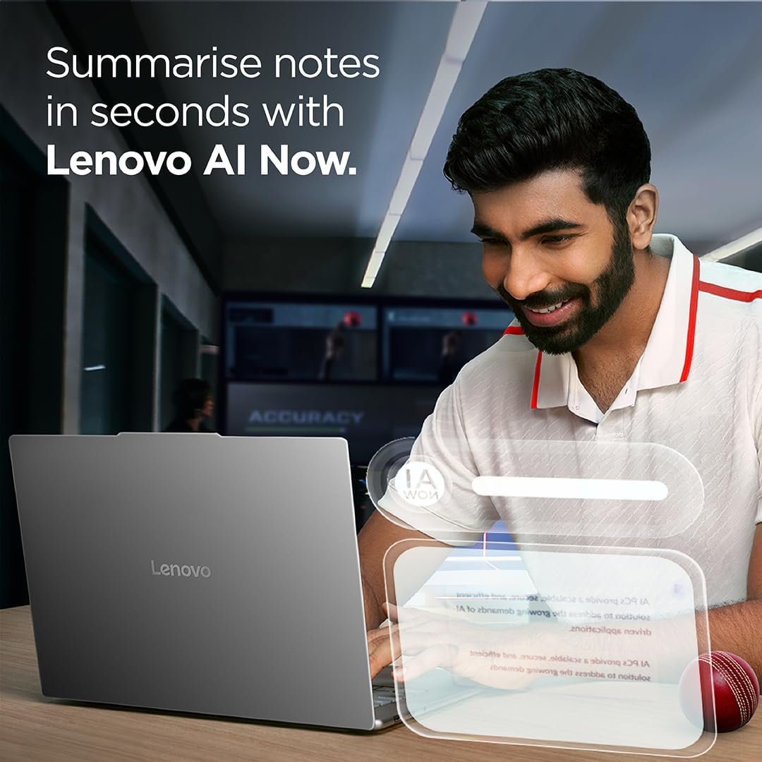 61fg6s4thjl. sl1080 Lenovo Yoga Slim 7 AMD Ryzen AINow 7 350, 83JY005YIN AI Laptop, Copilot+ 32GB RAM/1TB SSD/14(35.5cm)WUXGA OLED/50 TOPS/Windows 11, Office Home 2024, Backlit Keyboard, 1Yr ADP Free, Teal, 1.19Kg