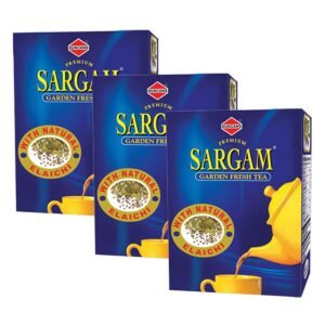 DUNCANS FINEST HAND - PICKED LEAF TEA Duncans Sargam Elaichi Tea With 100% Natural Cardamom (250G X 3 Packs), Black Tea, Granule, 750 Gram