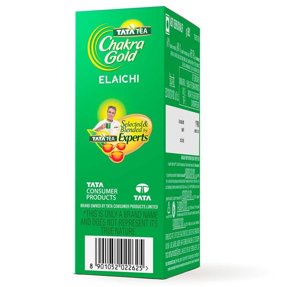 61u7m0sqdl. sl1000 Tata Tea Chakra Gold Elaichi Dust Tea| Refreshing Flavour & Aroma of Real Elaichi |Flavoured Assam Tea | 250 Gm (Pack of 2)