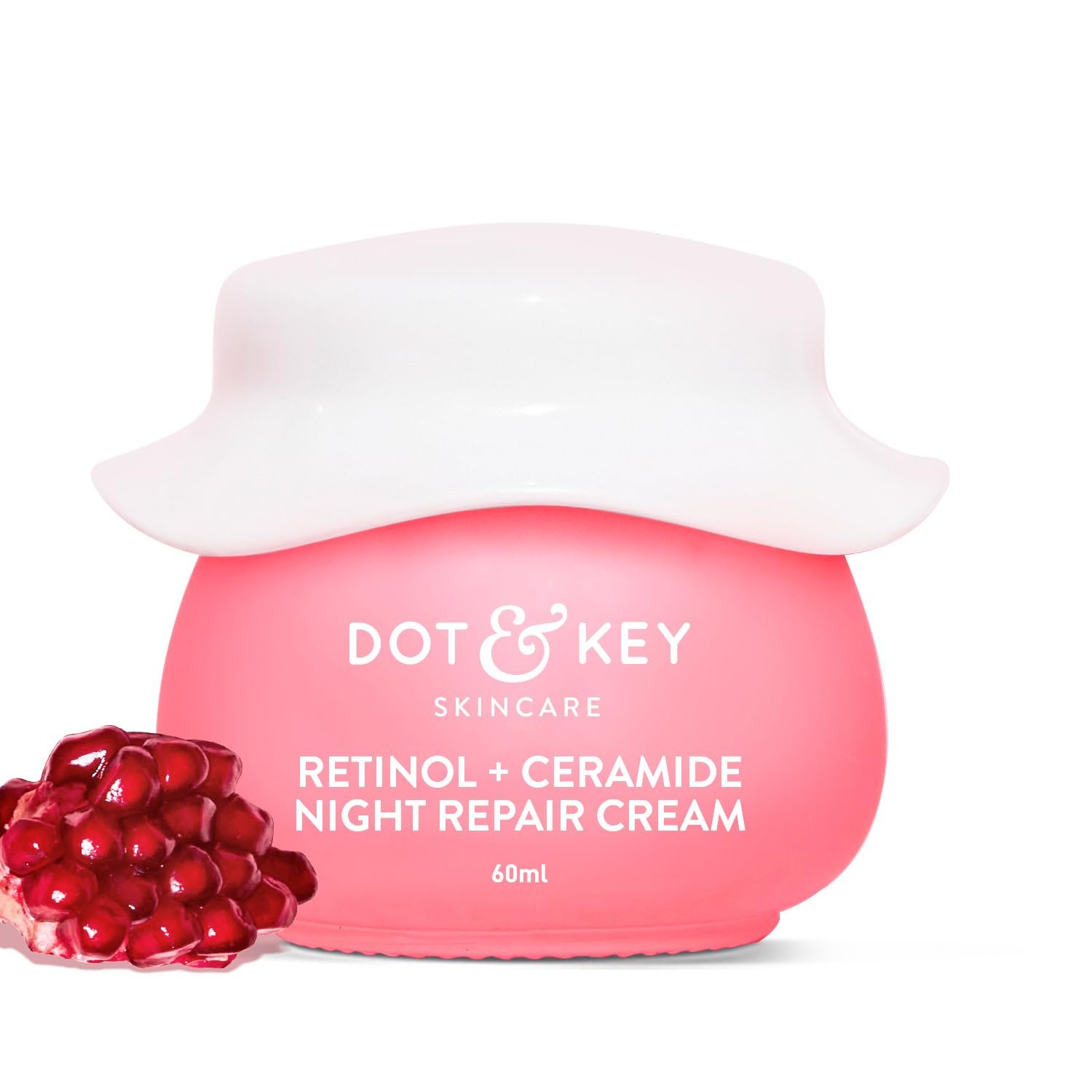 Dot & Key Night Reset Retinol + Ceramide Night Cream | Anti Aging Cream For Women & Men | Reduces Fine Lines & Wrinkles | Oil Free & Non Sticky Moisturizer | For Glowing Youthful Skin | For All Skin Types | 60ml Dot & Key Night Reset Retinol + Ceramide Night Cream | Anti Aging Cream For Women & Men | Reduces Fine Lines & Wrinkles | Oil Free & Non Sticky Moisturizer | For Glowing Youthful Skin | For All Skin Types | 60ml