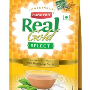 Rungtas Real Gold Select Tea -1 kg | 10% Darjeeling Long Leaf | 100% Natural High Grown Ctc Tea | Darjeeling Premium Black Long Leaf
