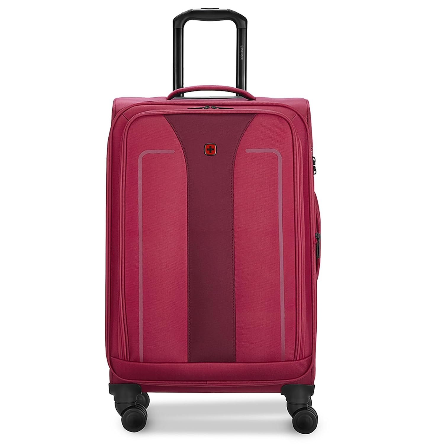 WENGER, Fantic Medium Softside Case, Burgundy, 71 Liters, Swiss Designed-Blend of Style & Function, 612337-X1 WENGER, Fantic Medium Softside Case, Burgundy, 71 Liters, Swiss Designed-Blend of Style & Function, 612337-X1