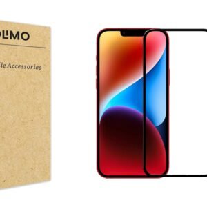 Amazon Brand - Solimo Tempered Glass Screen Protector Compatible with Apple iPhone 14 Plus Transparent Protective Film [Clear HD]