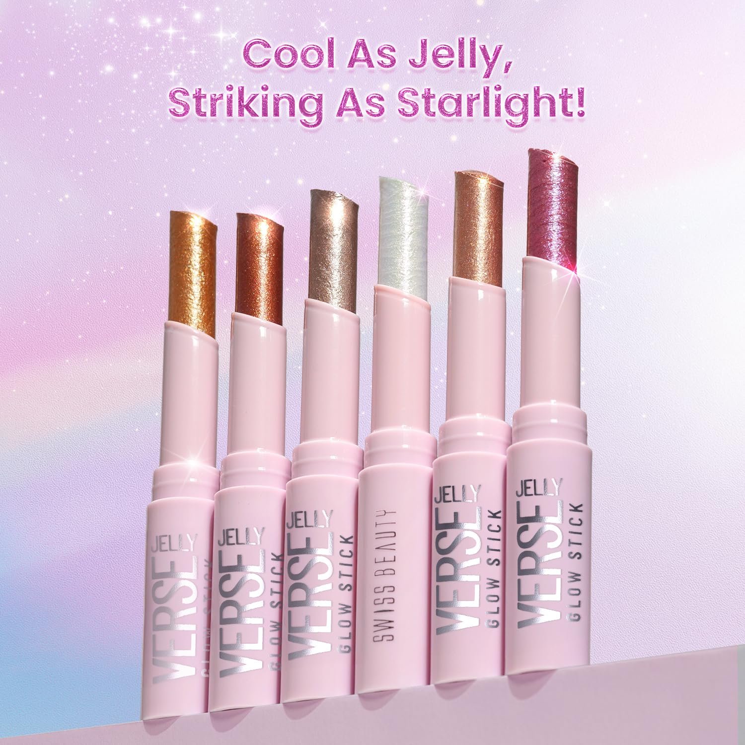 71sikbjie3l. sl1500 Swiss Beauty Jelly Verse Eyeshadow Glow Stick | Rich Colour Payoff | Crease-Proof | Sparkling Shine | 6 Stellar Shades | Shade- 2. Bronzed Eclipse, 3g