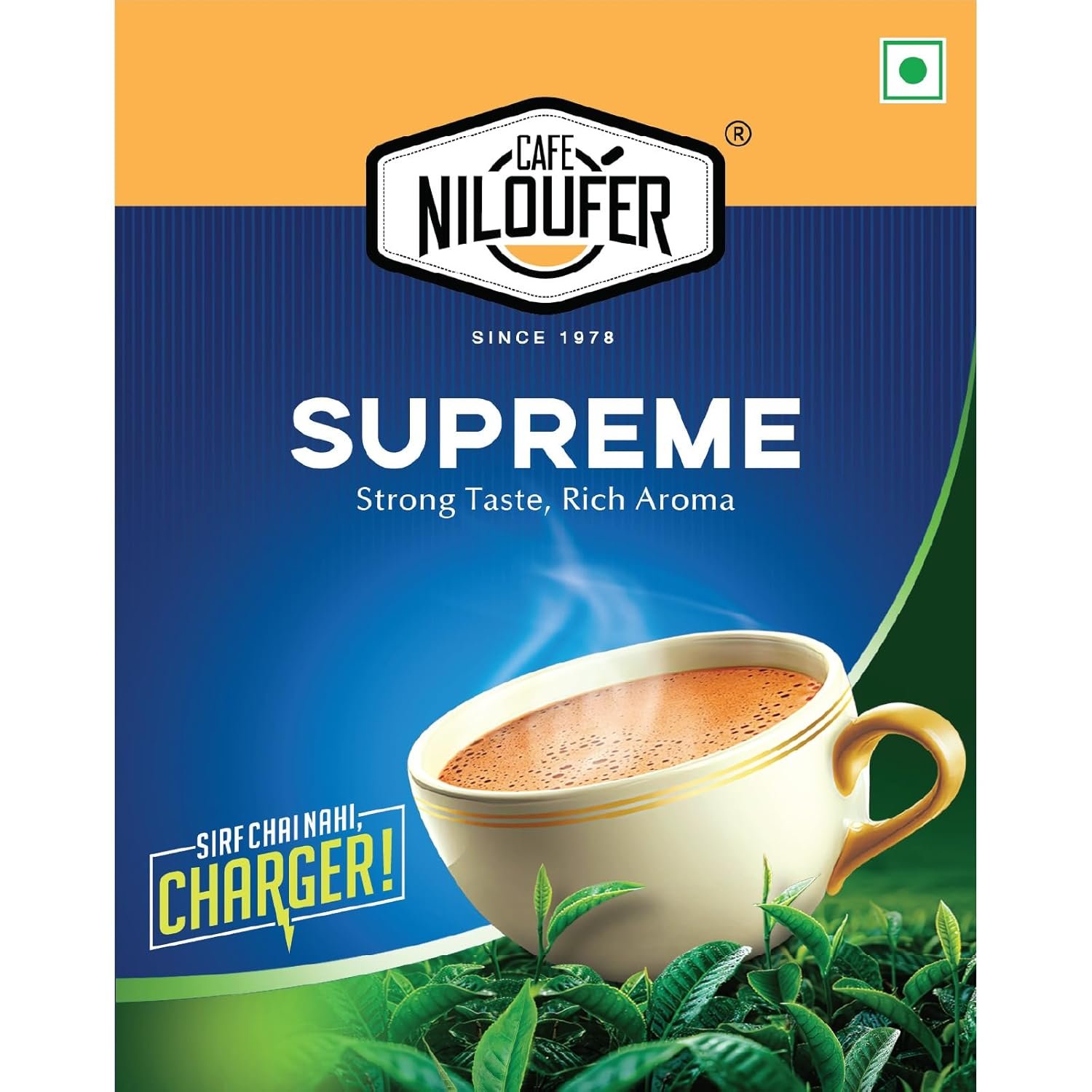 Cafe Niloufer Supreme Tea Powder 500 gms | Strong & Aromatic Blend for Rich Taste | Perfect for Kadak Chai & Indian Masala Tea Cafe Niloufer Supreme Tea Powder 500 gms | Strong & Aromatic Blend for Rich Taste | Perfect for Kadak Chai & Indian Masala Tea