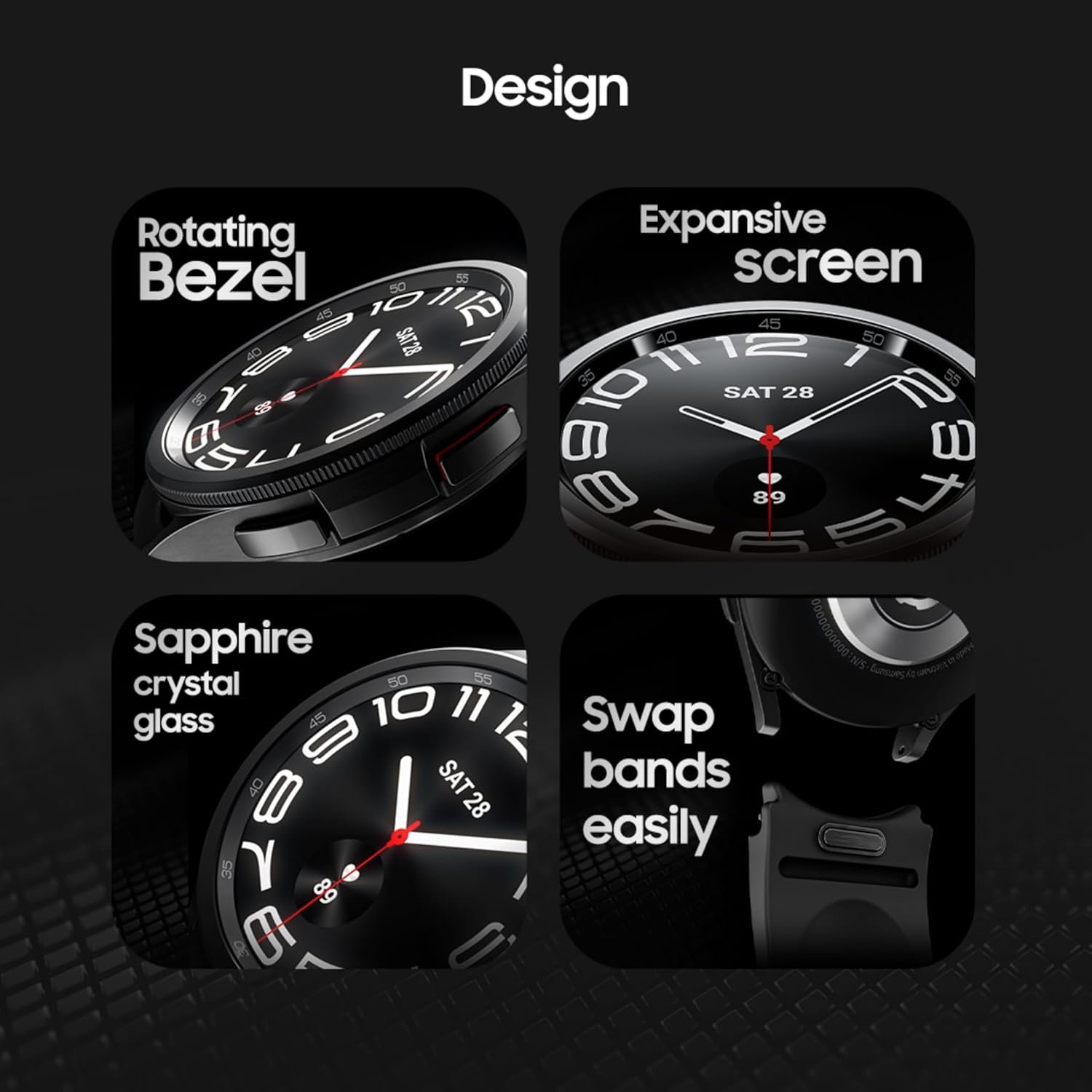 71aotvdqo5l. sl1500 Samsung Galaxy Watch6 Classic (Smartchoice) (Silver, 47mm) | Rotating Bezel | LTE | Monitor BP and ECG | Track Sleep and Health | Upto 40hrs Charge with Fast Charging | Galaxy Ecosystem | IP68