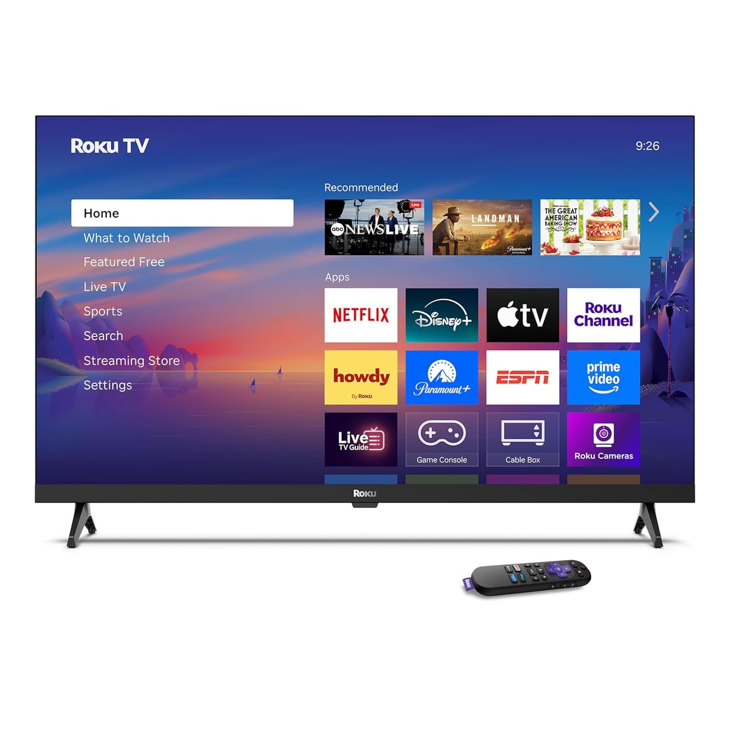 71kxilwudzl. sl1500 Roku Smart TV 2025 – 32-Inch Select Series, 1080p Full HD TV – Roku TV with Voice Remote – Flat Screen LED Television with Wi-Fi for Streaming Live Local News, Sports, Family Entertainment