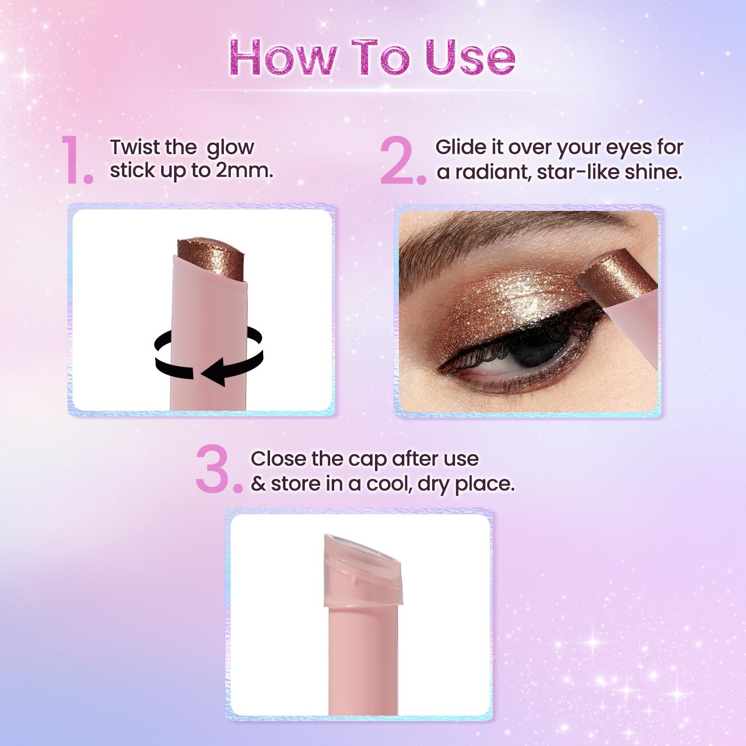 71yurfljmhl. sl1500 Swiss Beauty Jelly Verse Eyeshadow Glow Stick | Rich Colour Payoff | Crease-Proof | Sparkling Shine | 6 Stellar Shades | Shade- 2. Bronzed Eclipse, 3g
