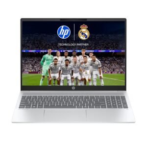 HP Smartchoice OmniBook 5 (Previously Pavilion) 50 Tops, AMD Ryzen AI 5 340 (16GB LPDDR5X, 512GB SSD) WUXGA 2K, 16''/40.6cm, Win11, Office24, Silver, 1.79kg, ag1037au, Next Gen AI Copilot+ Laptop