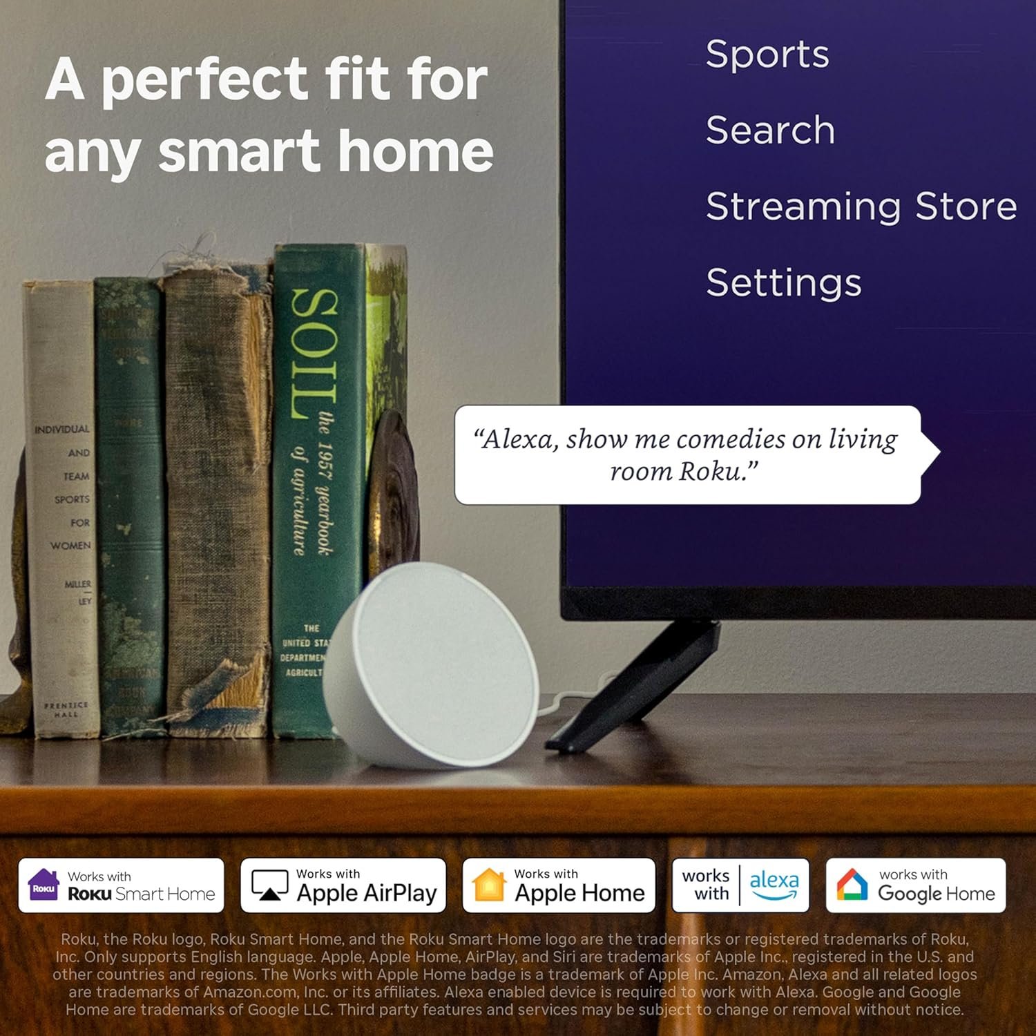 812zbiorczl. sl1500 Roku Smart TV 2025 – 32-Inch Select Series, 1080p Full HD TV – Roku TV with Voice Remote – Flat Screen LED Television with Wi-Fi for Streaming Live Local News, Sports, Family Entertainment