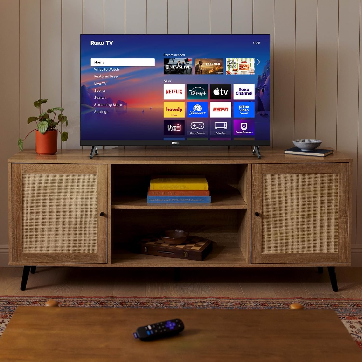 81ia78euwbl. sl1500 Roku Smart TV 2025 – 32-Inch Select Series, 1080p Full HD TV – Roku TV with Voice Remote – Flat Screen LED Television with Wi-Fi for Streaming Live Local News, Sports, Family Entertainment