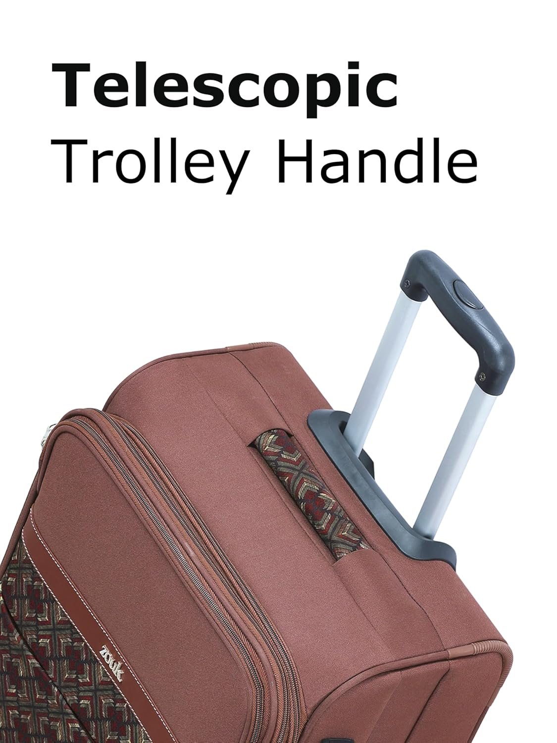 81z7hvsliyl. sl1500 1778766119 7699 ZOUK Avasa Jammu Kaleen Polyester Soft 4 Spinner Wheel 360° Rotating Cabin 50 cm Multicolor Trolley, Luggage, Suitcase Bags for Travel for Men and Women