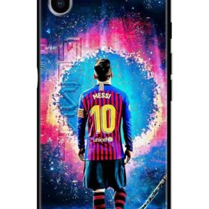 Metal TPU Printed Back Cover for Apple iPhone Xs (Famous Football Player -J1) 360 Degree Protection | Camera Protection -25092024(U)