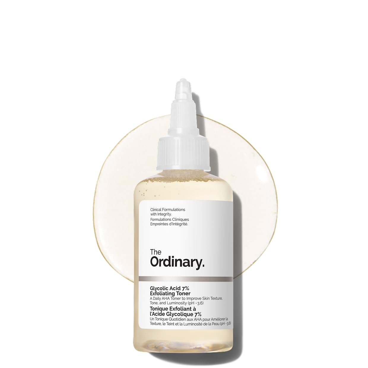 The Ordinary Glycolic Acid 7% Exfoliating Toner, Brightening and Smoothing Daily Toner for More Even-Looking Skin Tone, 100ml The Ordinary Glycolic Acid 7% Exfoliating Toner, Brightening and Smoothing Daily Toner for More Even-Looking Skin Tone, 100ml