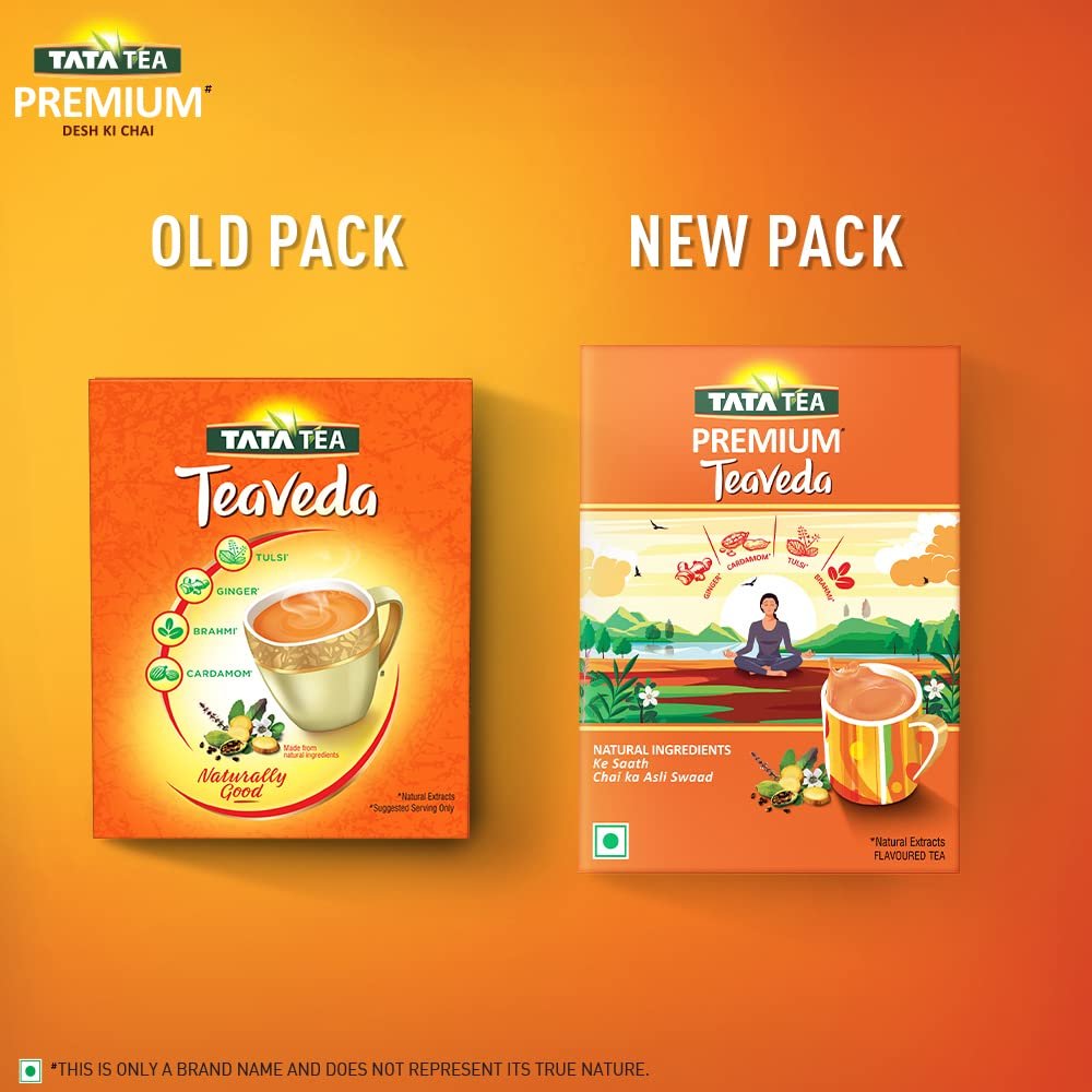 61fhj246tbl. sl1000 Tata Tea Premium Teaveda | Premium Assam Tea Leaves | 250g