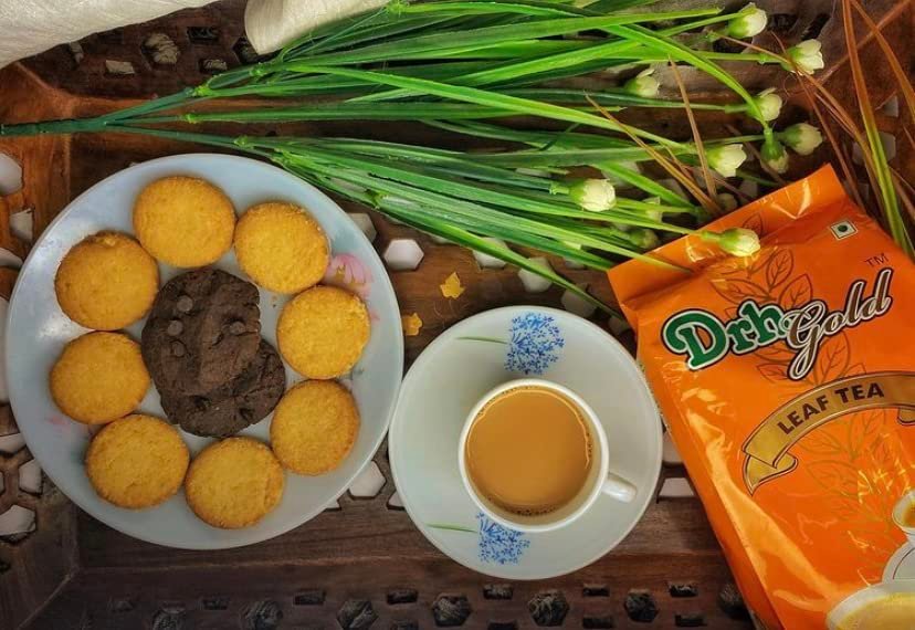 61hb kgl2l Chai patti Drh Gold Premium ASSAM BLACK TEA, Leaf Tea Chai Patti Extra Strong Leaves 500gm
