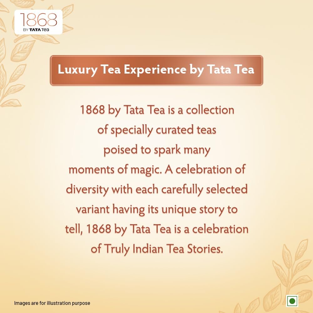 61ushb swzl. sl1000 1868 by Tata Tea Darjeeling Spring Blossom, Premium Black Tea, Handpicked from the Foothills of Darjeeling, 50g