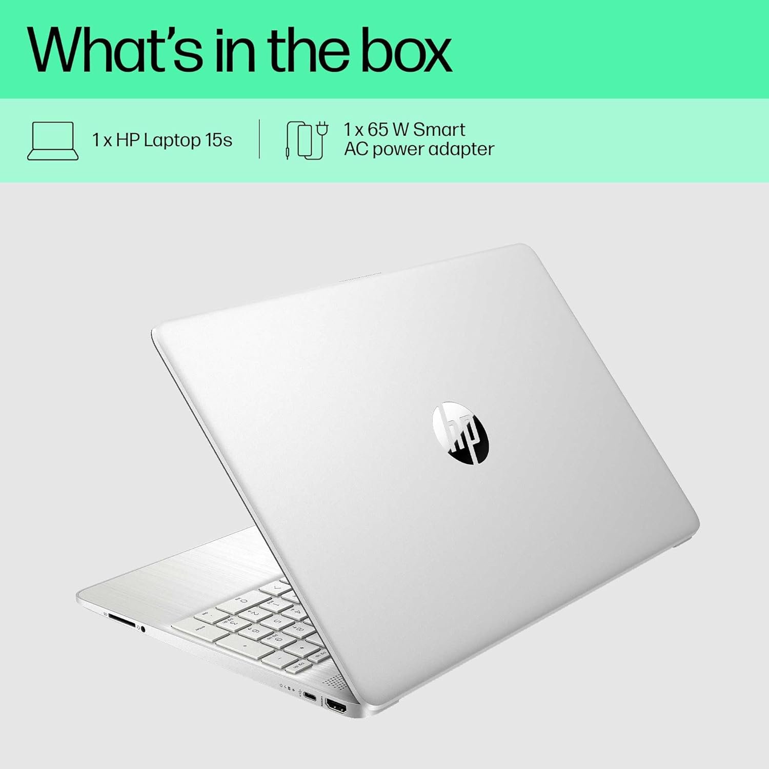61ycgwx4brl. sl1500 HP Laptop 15, 12th Gen Intel® Core™ i5-1235U, 15.6-inch(39.6 cm), FHD, 8GB DDR4,512GB SSD,Dual Speakers,Win 11 Home 64, Silver,1.69 kg,15s-fr5007TU