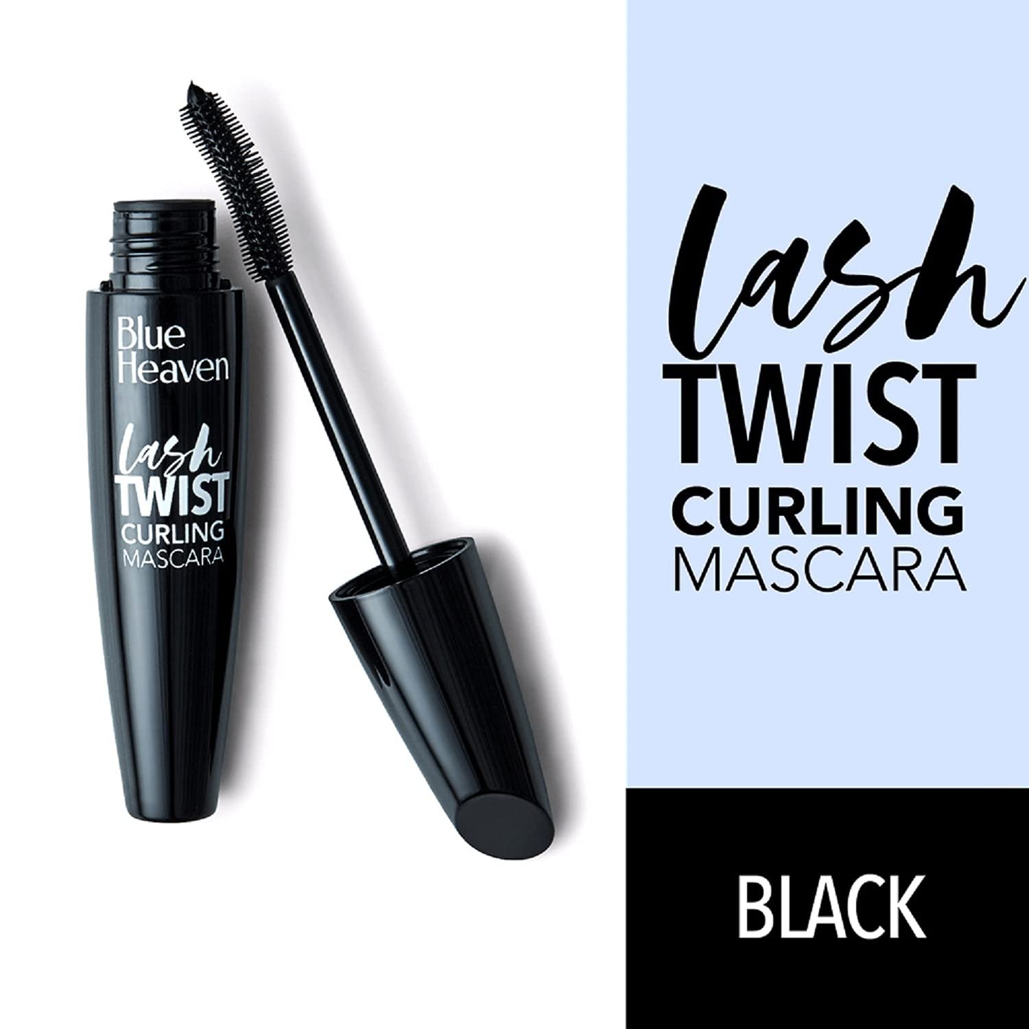 61cegkfyvgl. sl1500 1782614419 3900 Blue Heaven Lash Twist Curling Mascara for Women | Waterproof, Smudge Proof & Long Lasting | Quick Dry, No Clumping | Intense Black Volumizing & Curling Mascara | 12ml
