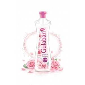 Dabur Gulabari Premium Rose Water/Face Toner - 400ml | No Paraben | Alcohol Free | Cleanses, Hydrates & Moisturises Skin | Balances & Restores Skin's pH Levels | For All Skin Types