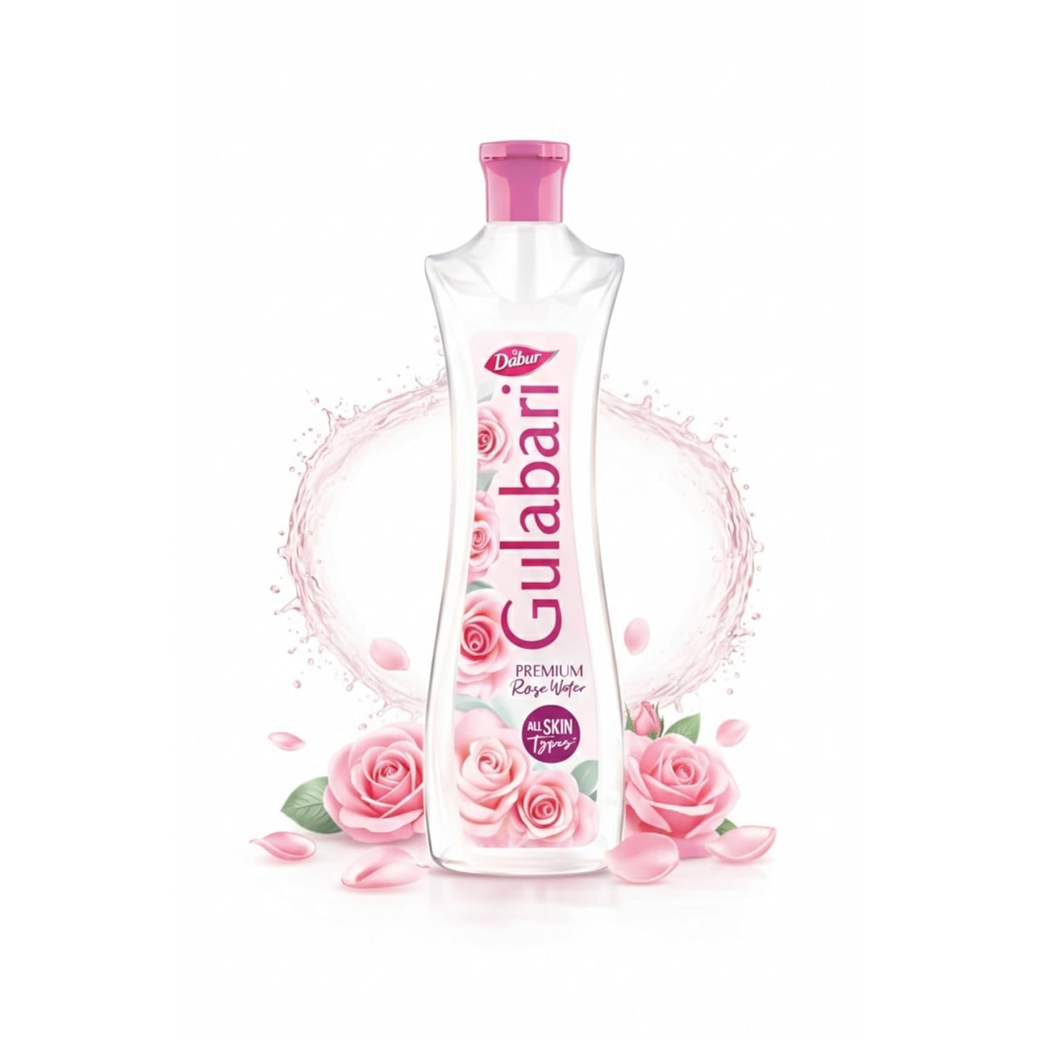 Dabur Gulabari Premium Rose Water/Face Toner - 400ml | No Paraben | Alcohol Free | Cleanses, Hydrates & Moisturises Skin | Balances & Restores Skin's pH Levels | For All Skin Types Dabur Gulabari Premium Rose Water/Face Toner - 400ml | No Paraben | Alcohol Free | Cleanses, Hydrates & Moisturises Skin | Balances & Restores Skin's pH Levels | For All Skin Types