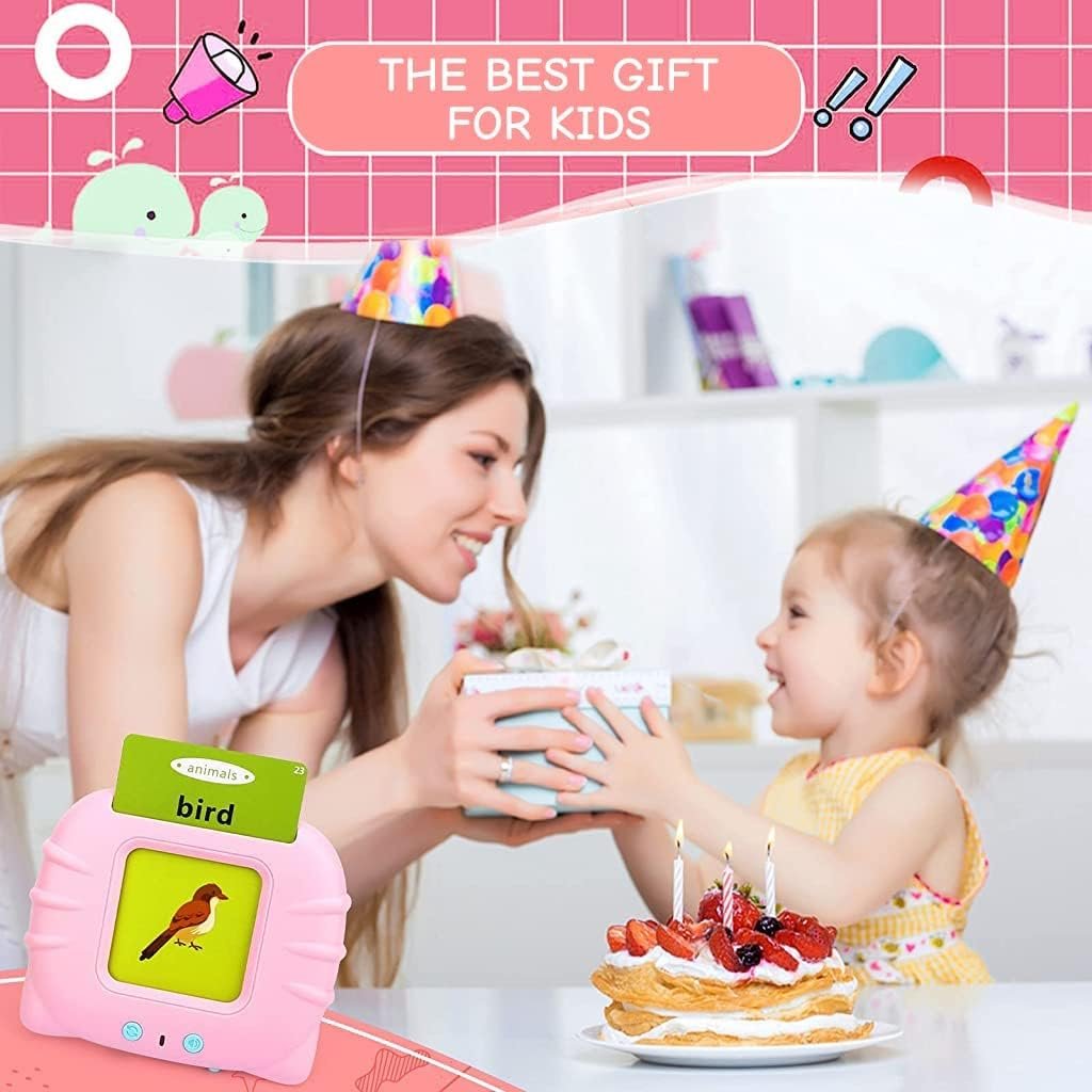 61pfkxhuwml. sl1024 Storio Montessori Talking Flash Cards for Kids 2-5 Years | Rechargeable Educational Learning Toy for Toddlers | Cognitive Language Skills Builder for Boys & Girls | Sound Flashcard Device for Babies