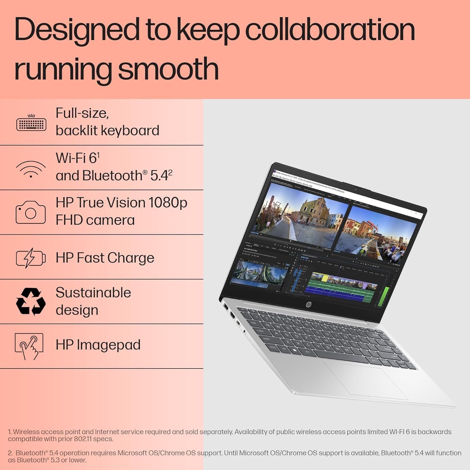 71pofy4loel. sl1500 HP Business 250R G10 (2025) Thin & Light Laptop with Intel Core 3 14th Gen 100U, 16GB RAM, 512GB SSD, 15.6″ IPS Display, Copilot Key, Windows 11 Pro & MS Office 2024, Turbo Silver (1.5 kg)