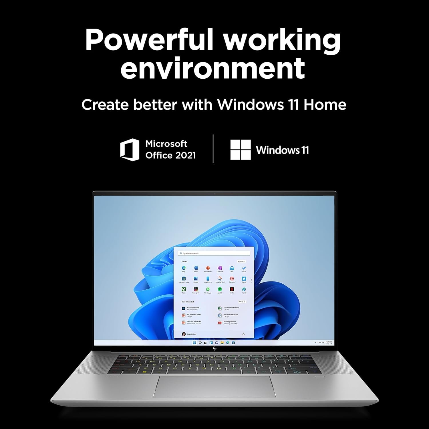 71ev8orfegl. sl1500 HP ZBook Studio 12th Gen Intel Core i7-12700H 16inch(40.6 cm) WQUXGA Display Creator Laptop 500 nits/16GB RAM/1TB SSD/NVIDIA GeForce RTX 3070 Ti Graphics/Win 11/MSO/B&O/FPR, G9 Workstation PC