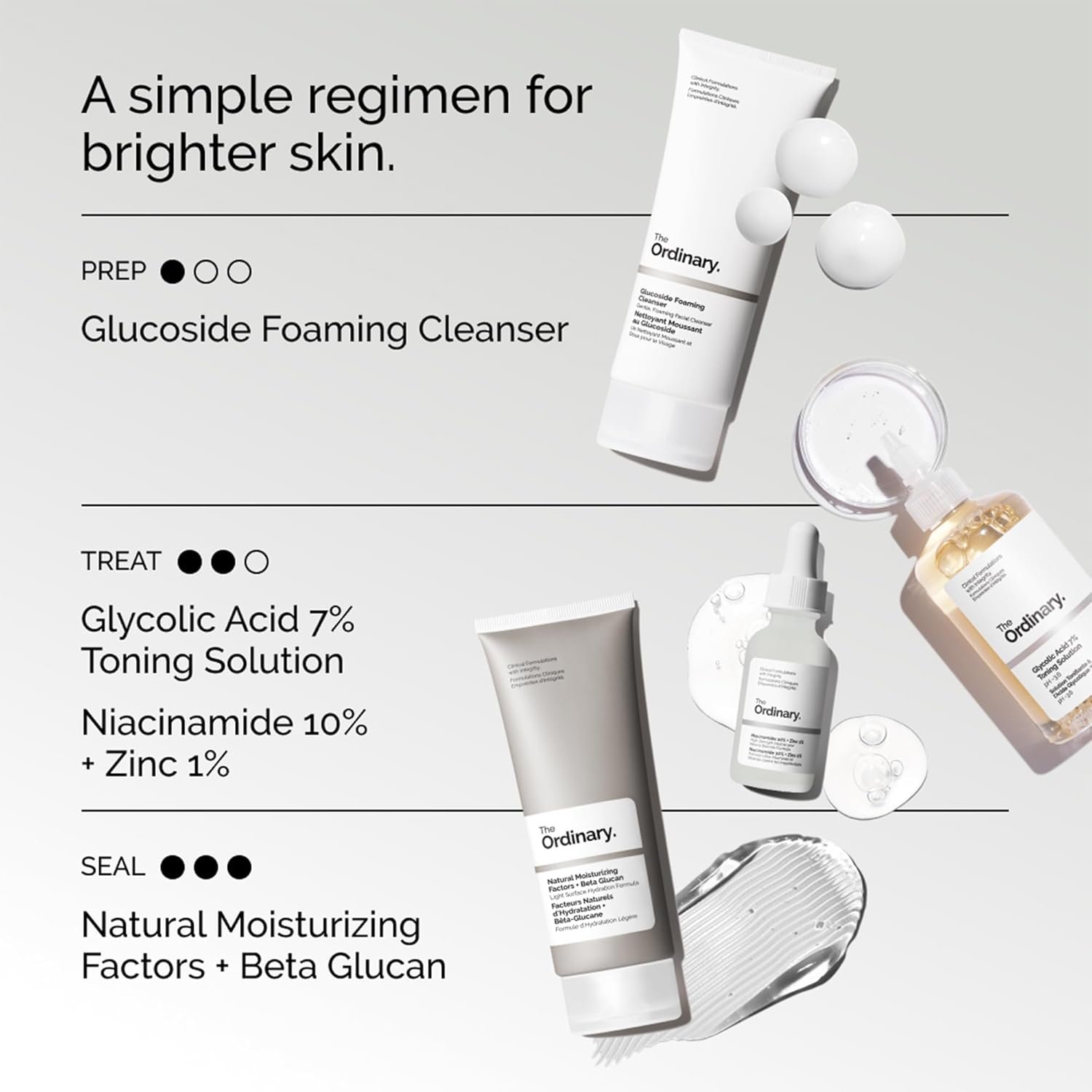 71qax0dvhnl. sl1500 The Ordinary Glycolic Acid 7% Exfoliating Toner, Brightening and Smoothing Daily Toner for More Even-Looking Skin Tone, 100ml