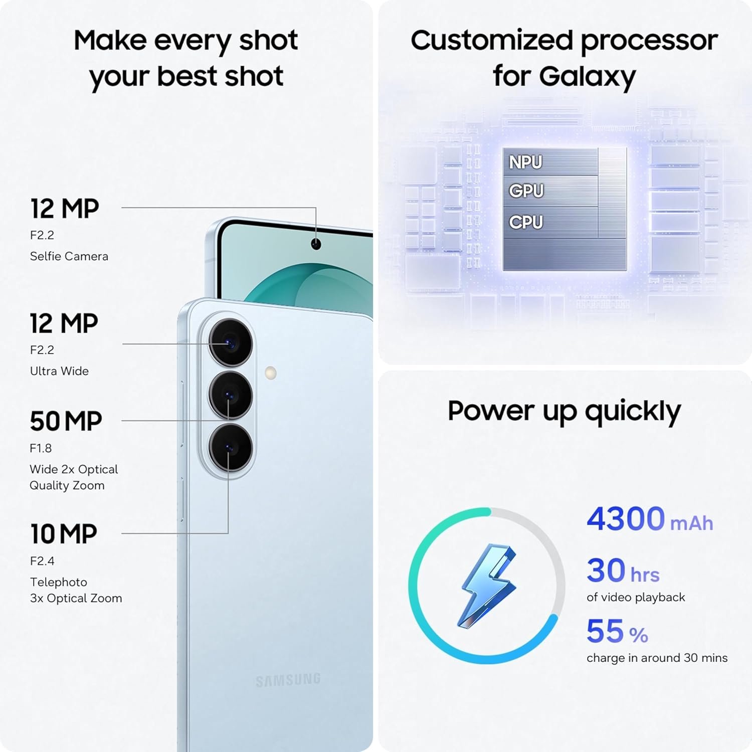 71rf3xdl. sl1500 Samsung Galaxy S26 5G (Cobalt Violet, 12GB RAM, 512GB Storage), AI Phone, Photo Assist, Creative Studio, 50MP Camera with ProVisual Engine, Powerful Customized Processor and 4300mAh Battery