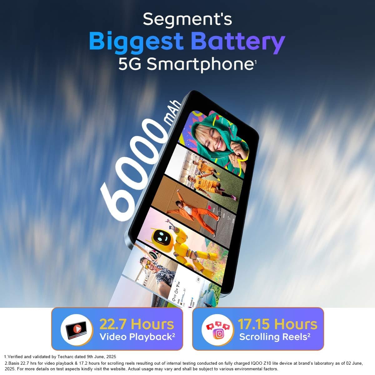 71vybf44a1l. sl1200 1781047066 3706 iQOO Z10 Lite 5G (Cyber Green, 4GB RAM, 128GB Storage) | 6000 mAh Battery | Dimensity 6300 5G Processor with 433K+* AnTuTu Score | IP64 Rated & Military Grade Shock-Resistance*
