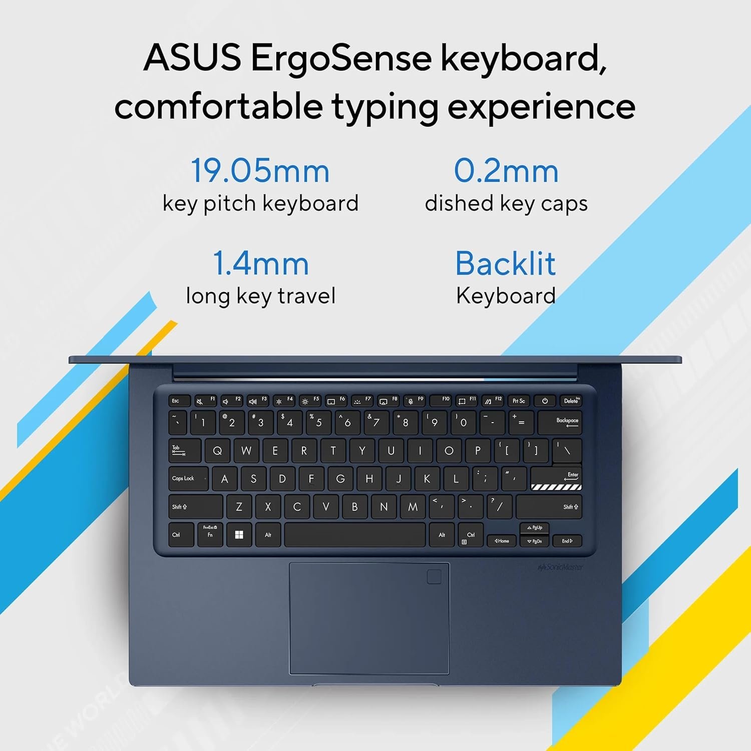 81gkkbgq6zl. sl1500 ASUS Vivobook 14, (i5 14th Gen) Intel Core 5 120U, Thin & Light Laptop(16GB RAM/512GB SSD/FHD/14/60Hz/Fingerprint Reader/M365 Basic (1Year)*/Office Home 2024/Quiet Blue/1.4 Kg) X1404VAP-EB1542WS