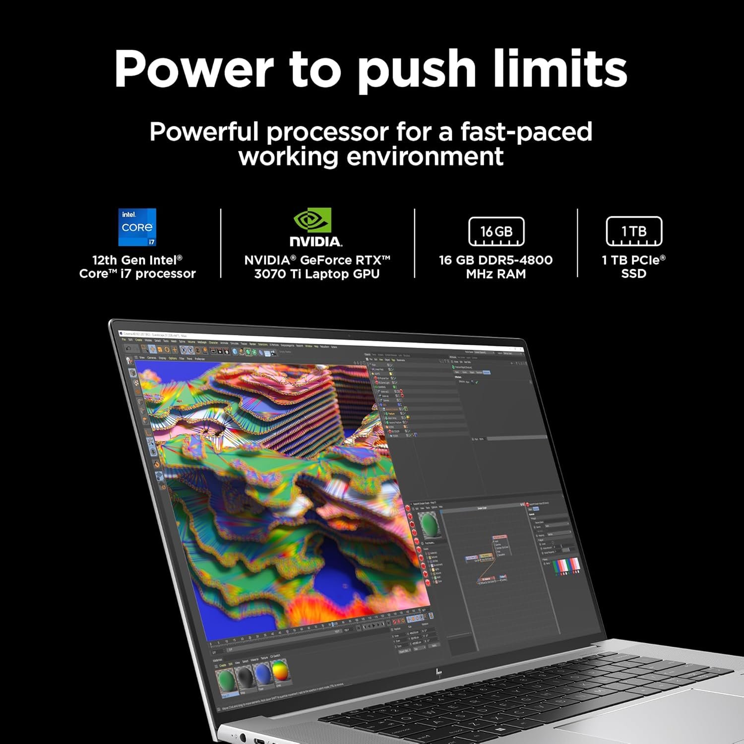 81zbcmvbxkl. sl1500 HP ZBook Studio 12th Gen Intel Core i7-12700H 16inch(40.6 cm) WQUXGA Display Creator Laptop 500 nits/16GB RAM/1TB SSD/NVIDIA GeForce RTX 3070 Ti Graphics/Win 11/MSO/B&O/FPR, G9 Workstation PC