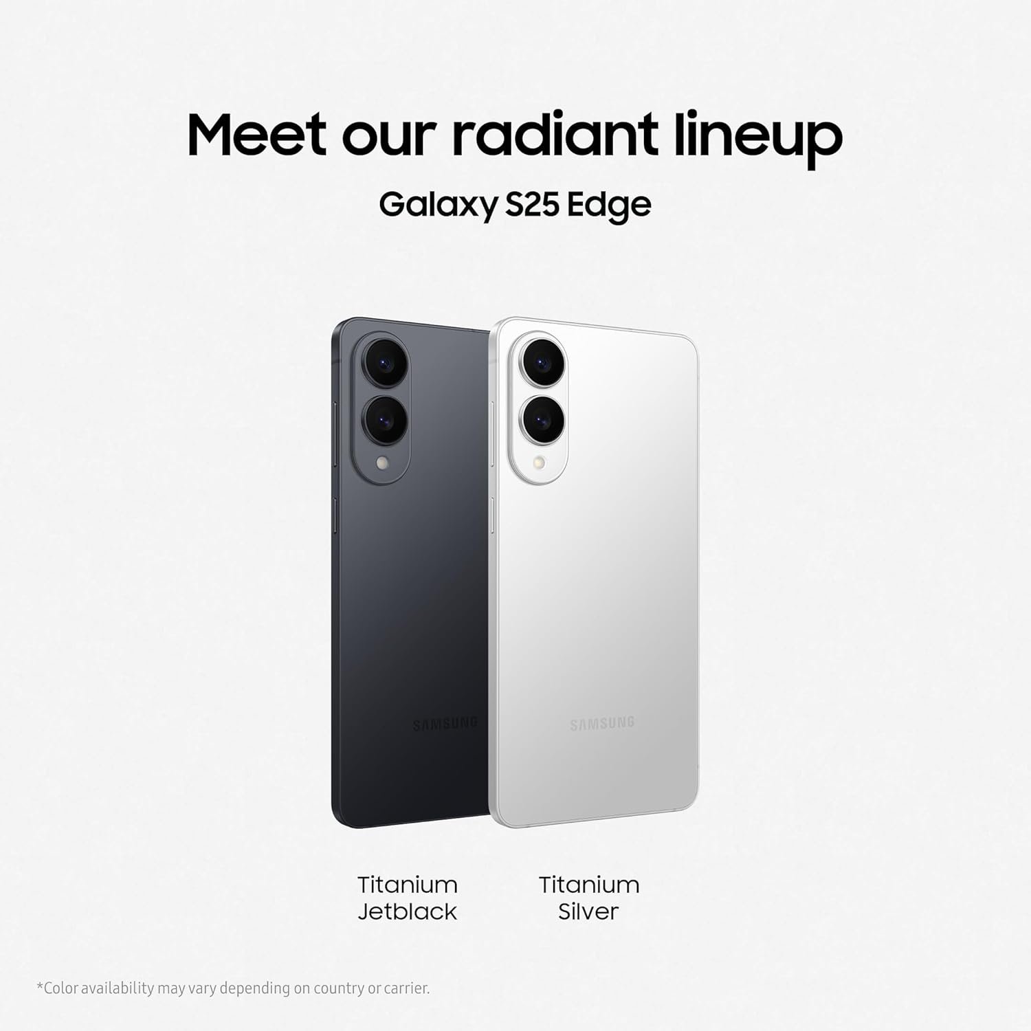 617xhrinpxl. sl1500 1783522269 3047 Samsung Galaxy S25 Edge 5G AI Smartphone (Titanium JetBlack, 12GB RAM, 256GB Storage) | Precision Built with Titanium | Ultra-Sleek and Premium with a 200 MP Camera | Snapdragon 8 Elite for Galaxy
