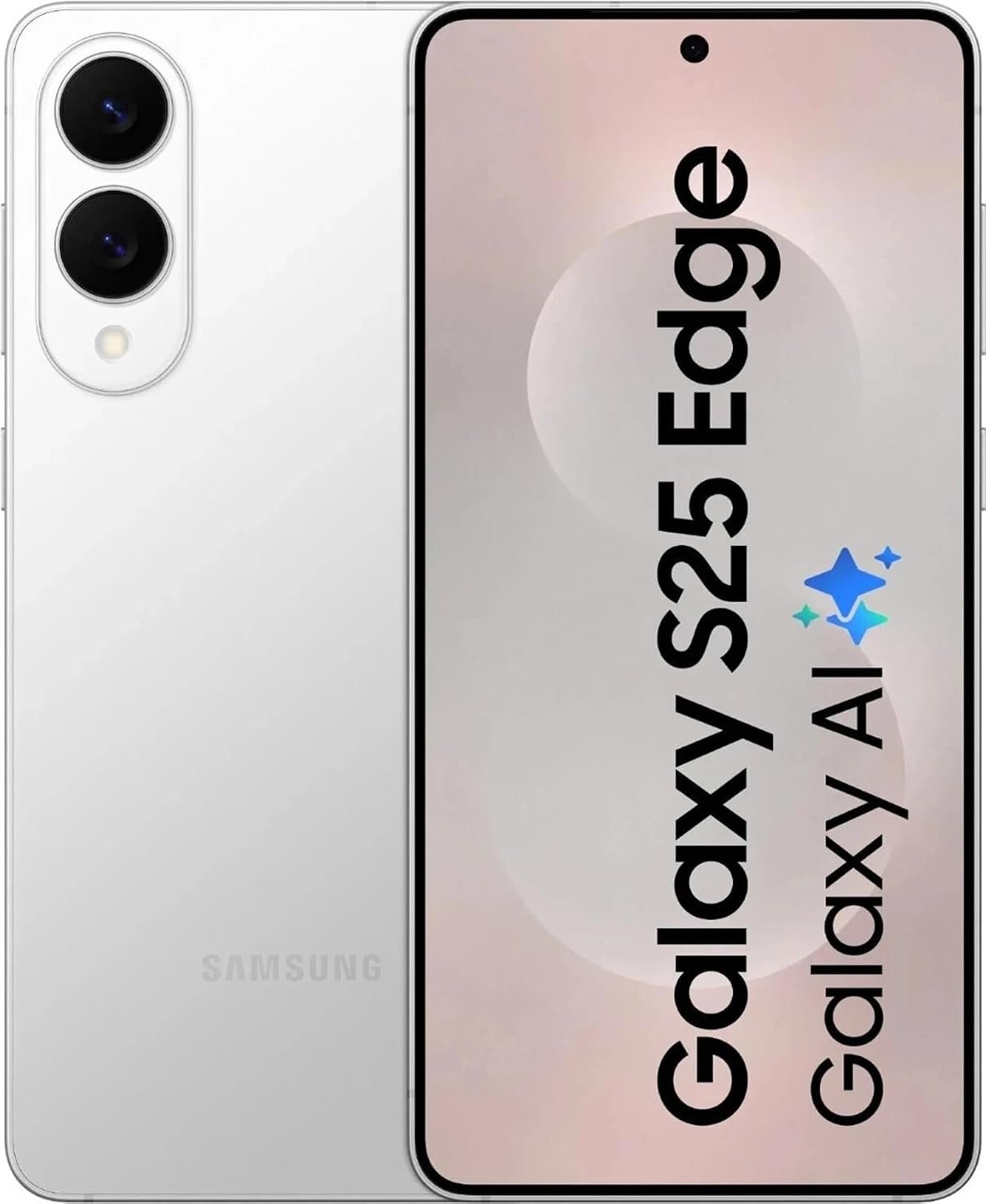 Samsung Galaxy S25 Edge 5G (Titanium Silver, 12GB RAM, 256GB Storage) | Snapdragon 8 Elite for Galaxy Processor | 200MP + 12MP Dual Rear Camera | 12MP Front Camera | 3900mAh Battery | AI 5G Smartphone Samsung Galaxy S25 Edge 5G (Titanium Silver, 12GB RAM, 256GB Storage) | Snapdragon 8 Elite for Galaxy Processor | 200MP + 12MP Dual Rear Camera | 12MP Front Camera | 3900mAh Battery | AI 5G Smartphone