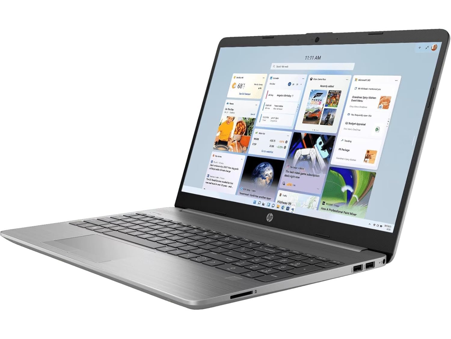 61btgaialcl. sl1500 HP Laptop 255 G8 (2024), AMD Ryzen 5 5500U Hexa Core – (8GB/256GB SSD/AMD Radeon Graphics/Windows 11) Thin and Light Business Laptop/15.6 (39.62cm)/Silver/1.47 kg/MS Office 2021