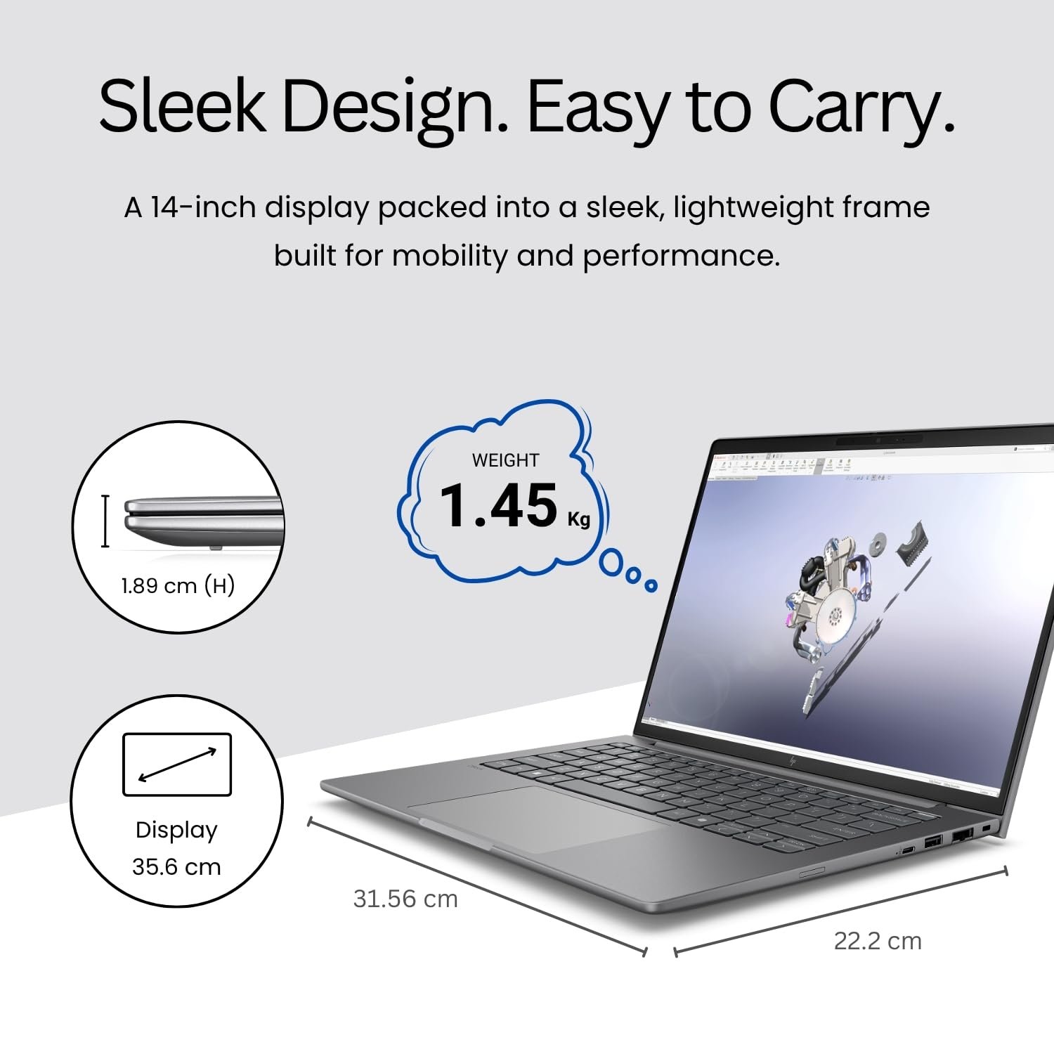 61iqnyzasol. sl1500 HP Ultra 7 255H / 16 GB DDR5 RAM/ 1 TB SSD/Windows 11 Pro/5 MP IR AI Camera/ 14.0 inch AG WUXGA/Intel® Wi-Fi 7 BE201 (2×2) and Bluetooth 5.4 /Fingerprint Reader (C1JN5PT)