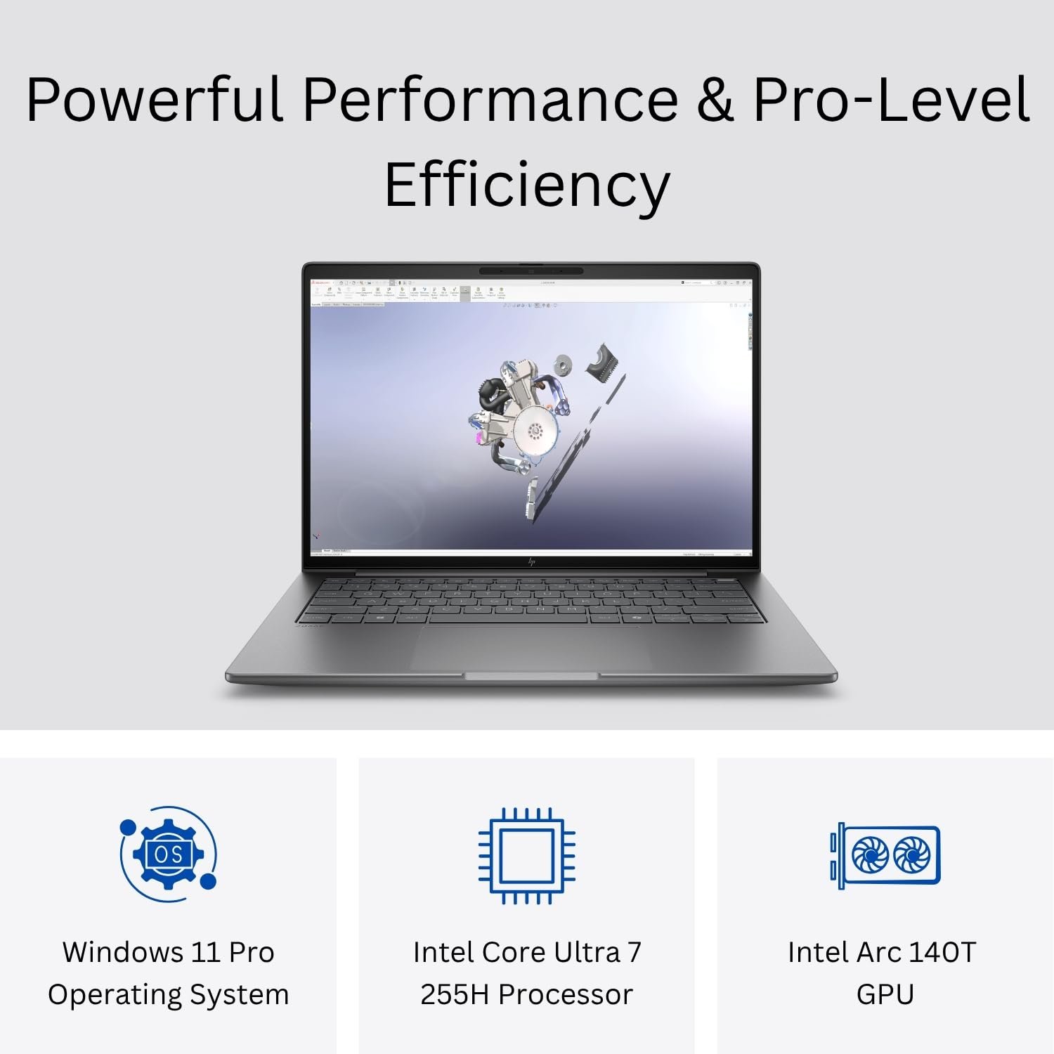 61rqyjjcul. sl1500 HP Ultra 7 255H / 16 GB DDR5 RAM/ 1 TB SSD/Windows 11 Pro/5 MP IR AI Camera/ 14.0 inch AG WUXGA/Intel® Wi-Fi 7 BE201 (2×2) and Bluetooth 5.4 /Fingerprint Reader (C1JN5PT)