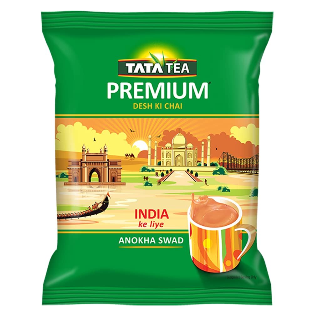 Tata Tea Premium Desh Ki Chai, Unique Blend Crafted For Chai Lovers Across India, Black Tea, Loose Leaves, 500g Tata Tea Premium Desh Ki Chai, Unique Blend Crafted For Chai Lovers Across India, Black Tea, Loose Leaves, 500g