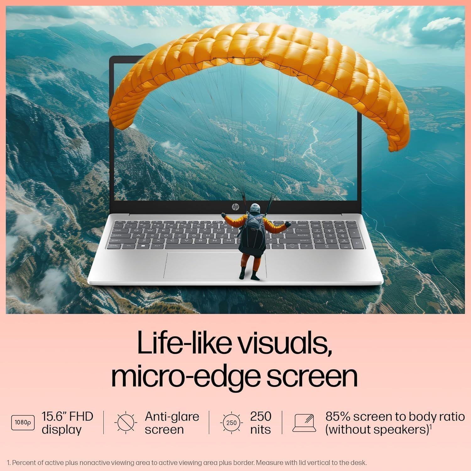 714kfu546ul. sl1500 1783735253 5331 HP 15 (2026), AMD Ryzen 7 Octa Core 7735U – (16 GB DDR5/512 GB SSD/AMD Radeon 680M Graphics/Windows 11 Pro) Thin & Light Business Laptop/15.6 FHD Display/Backlit + Fingerprint/Silver/1.5kg/MS Office